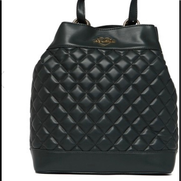 love moschino quilted backpack
